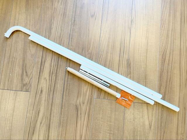 【山崎実業 tower スリムコートハンガー】パーツはたった5つ。とてもシンプルです◎