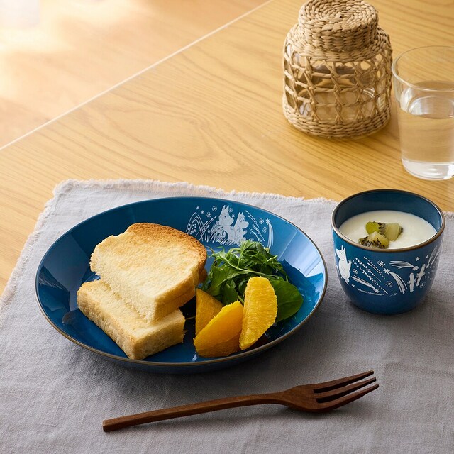 <食洗機・レンジ対応>割れにくい樹脂製の麺皿&そばちょこセット(樹脂製の竹す付き) 「ムーミン」¥ 3,990 (税込)