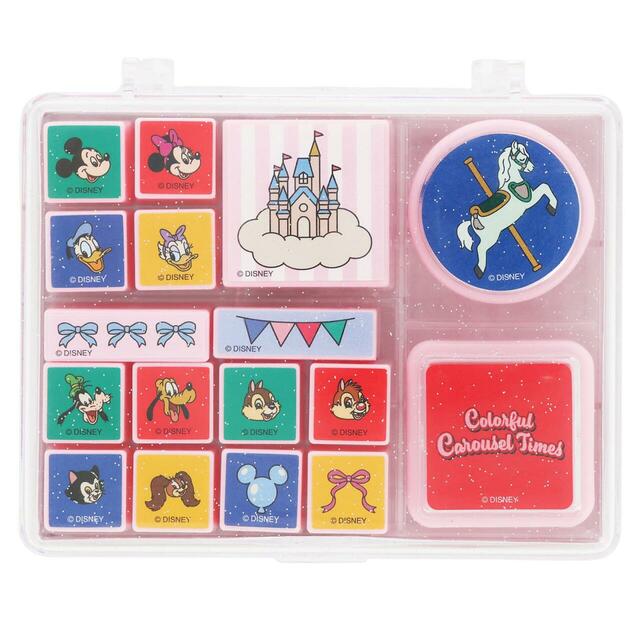 スタンプセット 1,800円|東京ディズニーリゾート新作ステーショナリーグッズ|販売店舗:東京ディズニーランド「グランドエンポーリアム」、東京ディズニーシー「イル・ポスティーノ・ステーショナリー」|発売日:2026年11月26日(木)