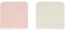 【Francfranc】「バロット ハンカチ」シリーズ:小花レース