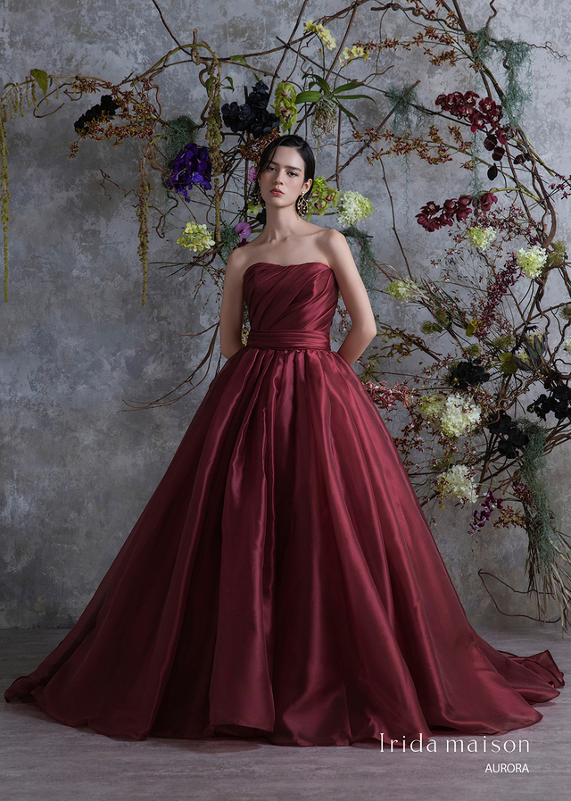 クラウディア｜「Irida maison（イリーダメゾン）」新作ウェディングドレス｜IM-0039_Red