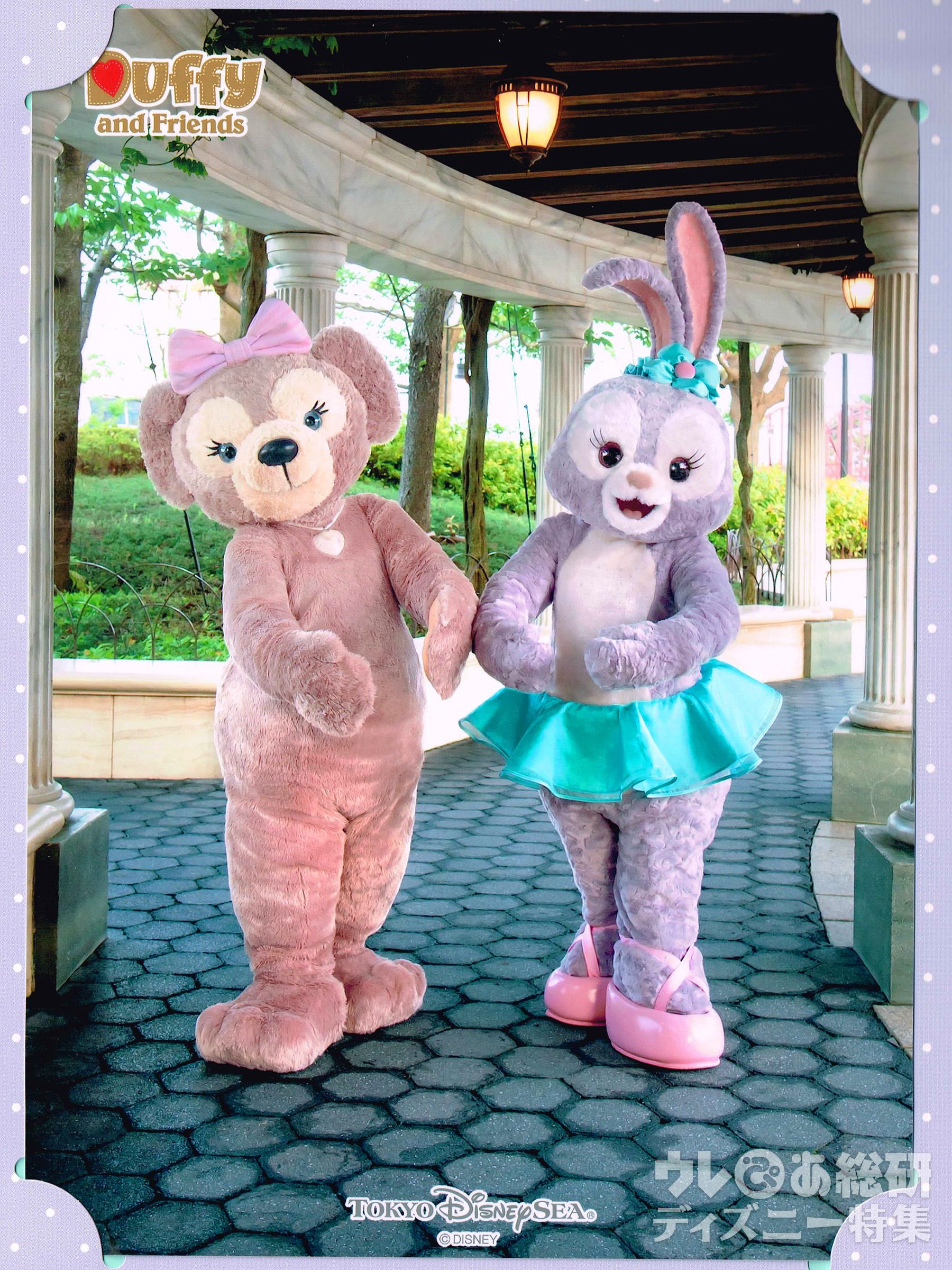 ディズニー・イースター】 うさ耳が可愛すぎ! ダッフィーとシェリー