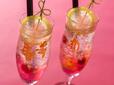 スパークリングドリンク(甘夏＆さくらフレーバー) 900円｜東京ディズニーリゾート40周年“ドリームゴーラウンド”スペシャルメニュー