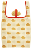 「ちいかわ焼き 折り畳みエコバッグ」＜価格：1,760円（税込）＞【「モモンガ」も「くりまんじゅう」も「ラッコ」も♪ふわふわ生地の可愛い「ちいかわ焼き」に新しいキャラクターが仲間入り！】
