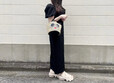 【a-jolie（アジョリー）PEARL BASKET 2WAY BAG】腕にかけて持っても◎