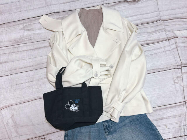 シンプルなデニムスタイルにも◎