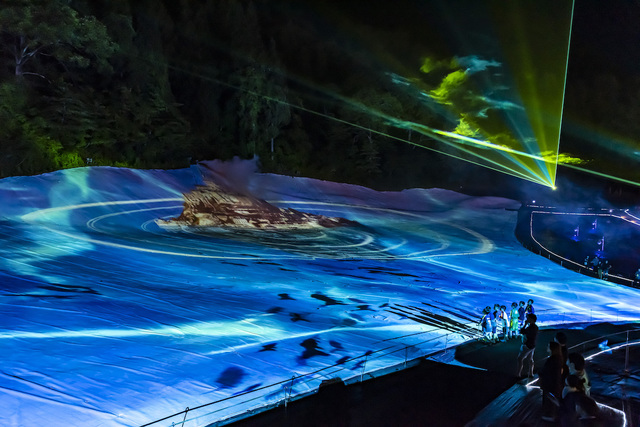 アパリゾート上越妙高「アパリュージョン2019」プロジェクションマッピング
