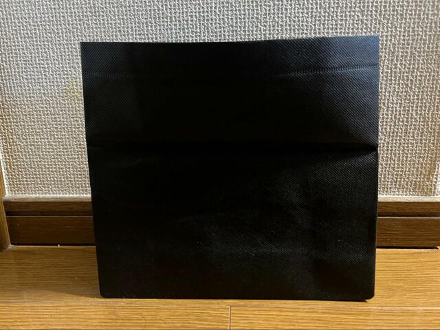 【ニトリ　抗菌野菜収納袋】不織布素材なので硬さがあり自立します