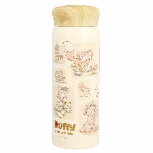ステンレスボトル 3,600円｜ダッフィー＆フレンズの「ウェア・スマイルズ・グロウ」グッズ｜東京ディズニーシー｜発売日：2024年7月1日（月）