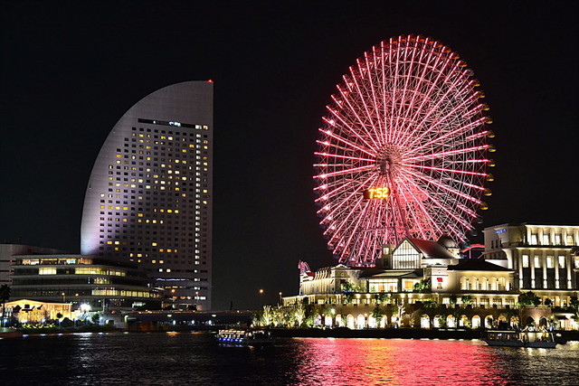 横浜みなとみらい　夜景 