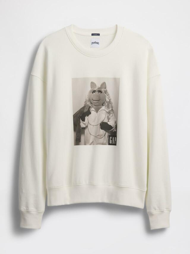 クルーネックスウェット 9,990円｜Gap ディズニー『ザ・マペッツ』コレクション