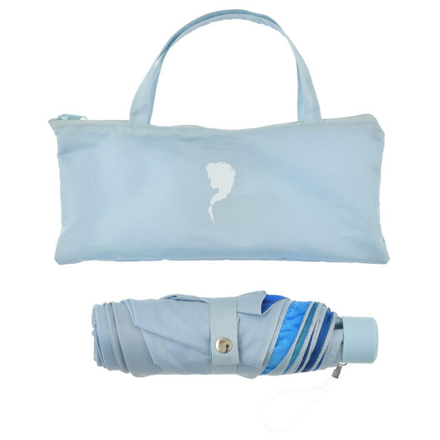 エルサ 折りたたみ傘 晴雨兼用 ポーチ入り SHINY DAY 3,500円