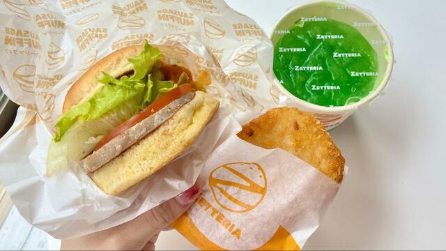 【ゼッテリアのモーニング注目4品】単品390円（税込）・コンビ490円（税込）・セット590円（税込）