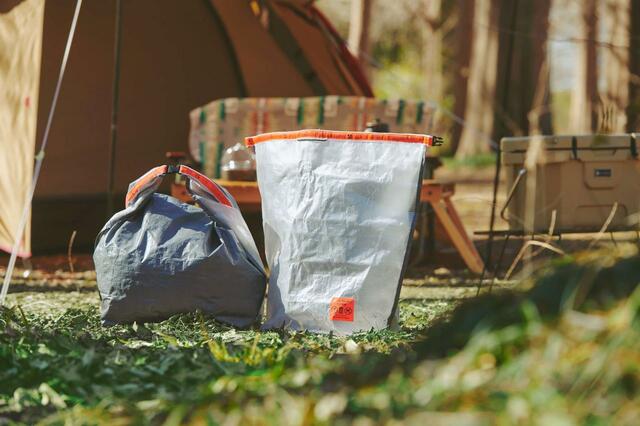 使用イメージ【hinata「アウトドアトラッシュバッグ」】