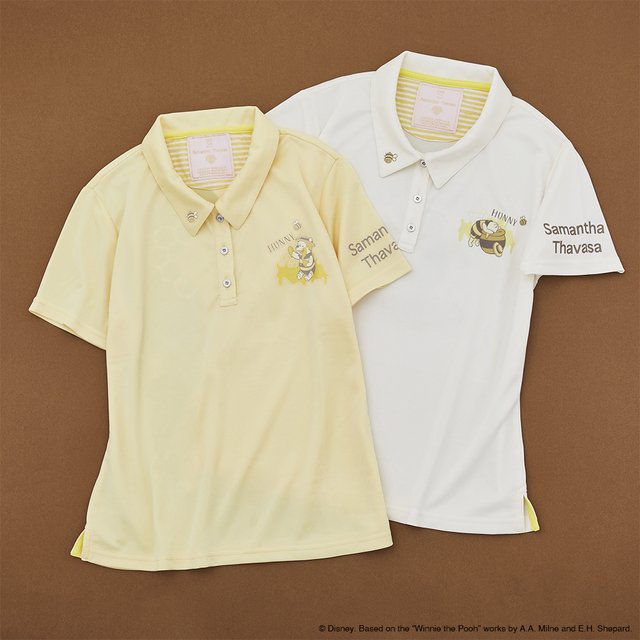 ポロシャツ　オフホワイト/イエロー｜各￥22,000