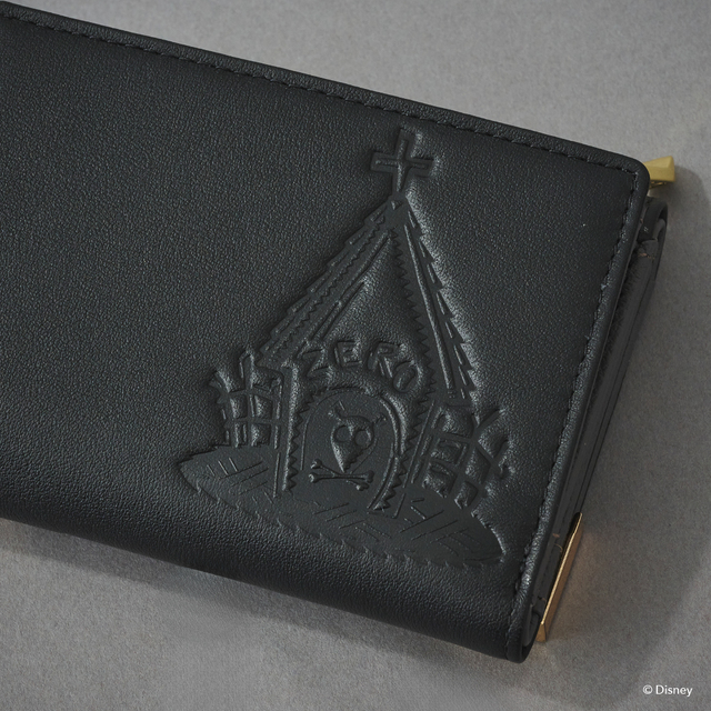 型押しも凝っています♪　折財布 ¥22,000【サマンサタバサプチチョイス『ナイトメアー・ビフォア・クリスマス』コレクション】