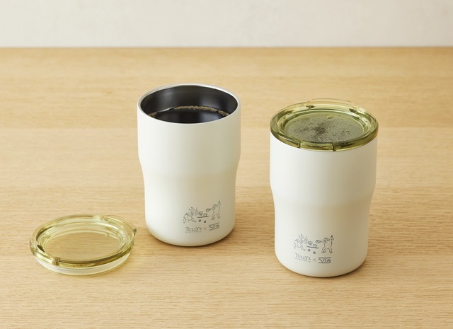 「鳥獣戯画 スタッキングタンブラー」<2,380円(税込)>【タリーズ初の「アーモンドミルク」を使用した季節限定ドリンクが登場】