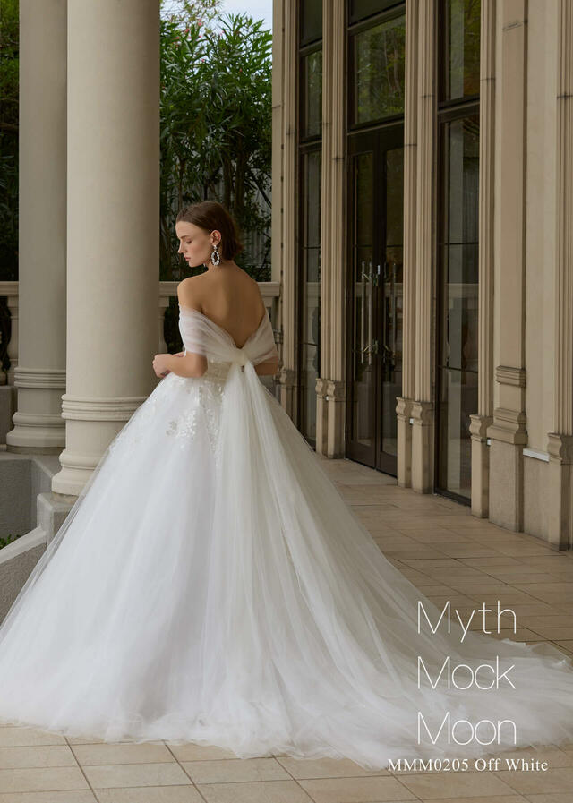 クラウディア「Myth Mock Moon(ミスモックムーン)」新作ウェディングドレス MMM0205_Off White
