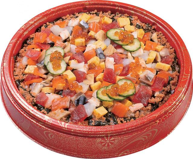 「厳選海鮮華ちらし」＜2～3人前 1,980円（税込）＞【かっぱのひなちらし】