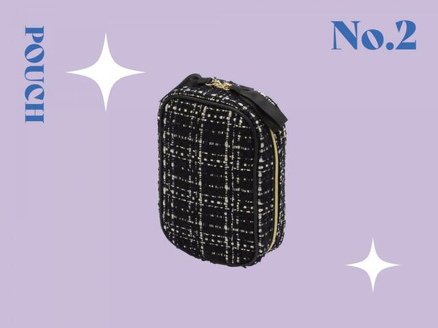 ポーチ2位：「ツイード スタンドポーチ」　各2,900円（税込）