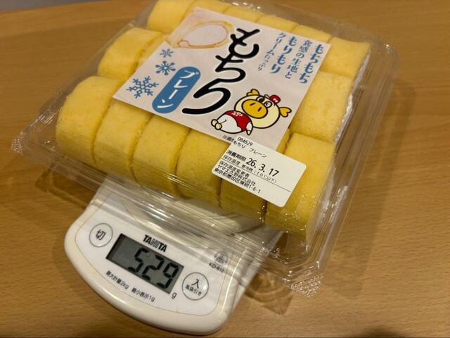 【ロピア もちり プレーン】容器を入れて容量は529g！みんなでシェアして食べるのが楽しみ♪