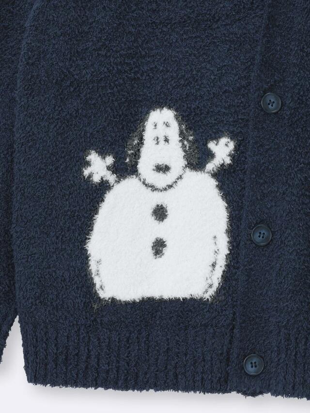 GU ラウンジカーディガン Peanuts ¥3,990