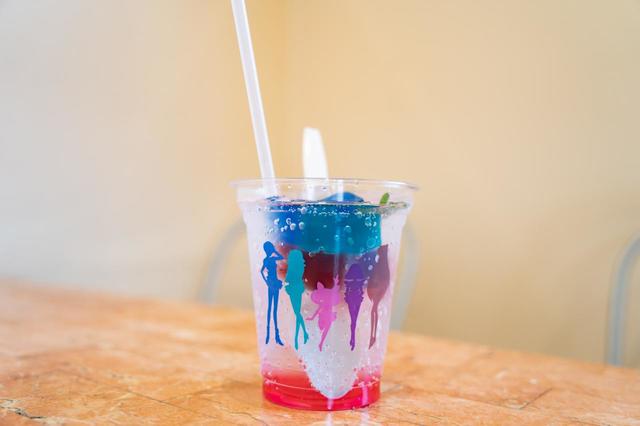 セーラーちびムーン&外部太陽系4戦士のドリンク〜アップルソーダ〜 650円