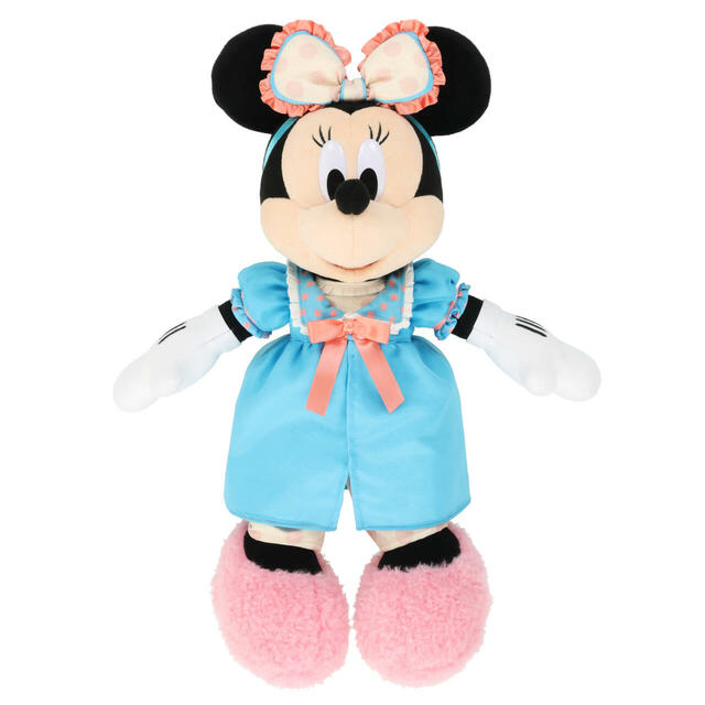 ぬいぐるみ 5,500円｜東京ディズニーリゾート「ミニーの日」グッズ｜販売店舗：東京ディズニーランド「グランドエンポーリアム」、東京ディズニーシー「タワー・オブ・テラー・メモラビリア」｜発売日：2025年3月2日（日）