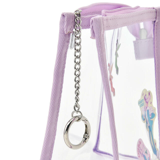 グーフィー＆マックス ポーチ クリア カラビナ付き GOOFY BIRTHDAY 900円