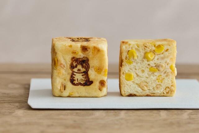 「とらのコーンパン」＜価格：560円（税込）＞【Suicaのペンギンの原作者が描く「とらのこ」がアイコンに♪ufu.が手がける『バター菓子専科 虎子堂』が、2026年9月16日に「グランスタ東京」にオープン！】