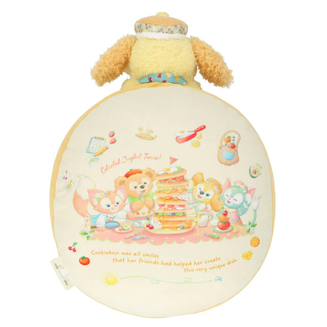 クッション 5,300円|東京ディズニーシー「ダッフィー&フレンズ・ワンダフルキッチン」スペシャルグッズ|発売日:2025年1月15日(水)