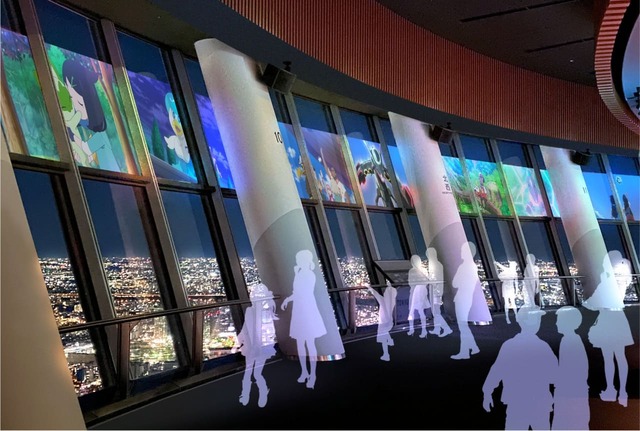 【ポケモンと青空スカイツリー(R) ~キミとポケモンのかがやく想い出~】「SKYTREE ROUND THEATER(R)」での特別映像の上映イメージ