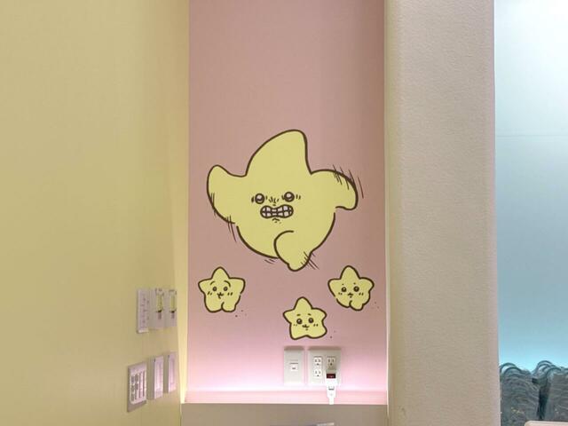 レジ奥には流れ星も登場しています。隅々まで目が離せない…！