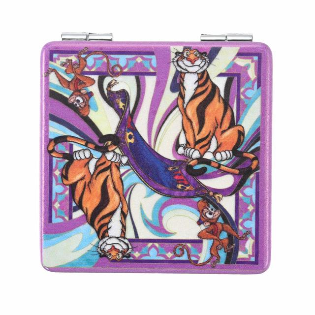 ラジャー、アブー、魔法のじゅうたん ハンドミラー・手鏡 スクエア Aladdin 30years 990円