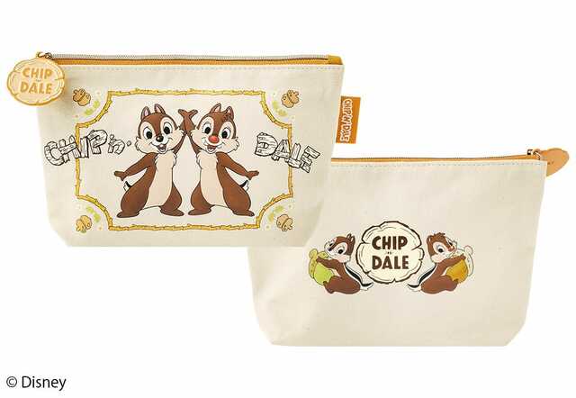 チップ&デール/ポーチ 1,100円|Disney SWEETS COLLECTION by 東京ばな奈
