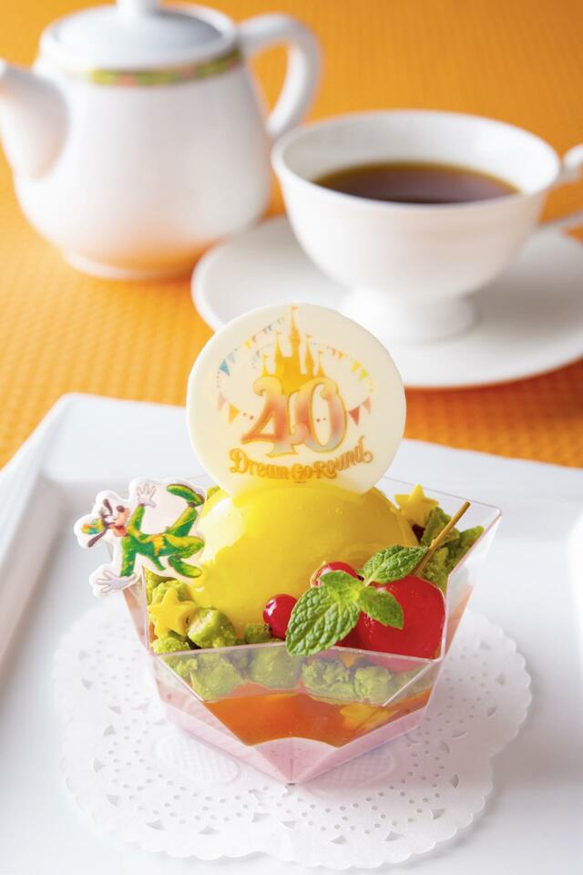 ハイピリオン・ラウンジ “東京ディズニーリゾート40周年ドリームゴーラウンド”ケーキセット6月1日～7月23日