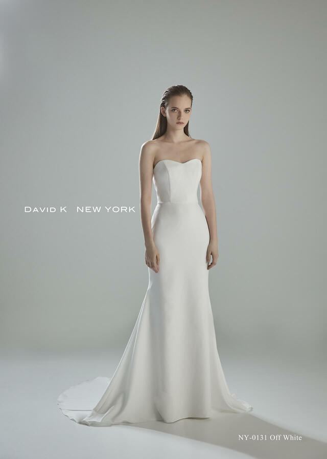 クラウディア｜「DAVID K NEW YORK（デヴィッド ケイ ニューヨーク）新作ウェディングドレス｜NY-0131_Offwhite