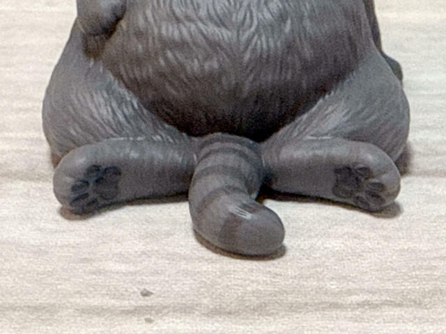 肉球もしっかり再現されていますよ♪