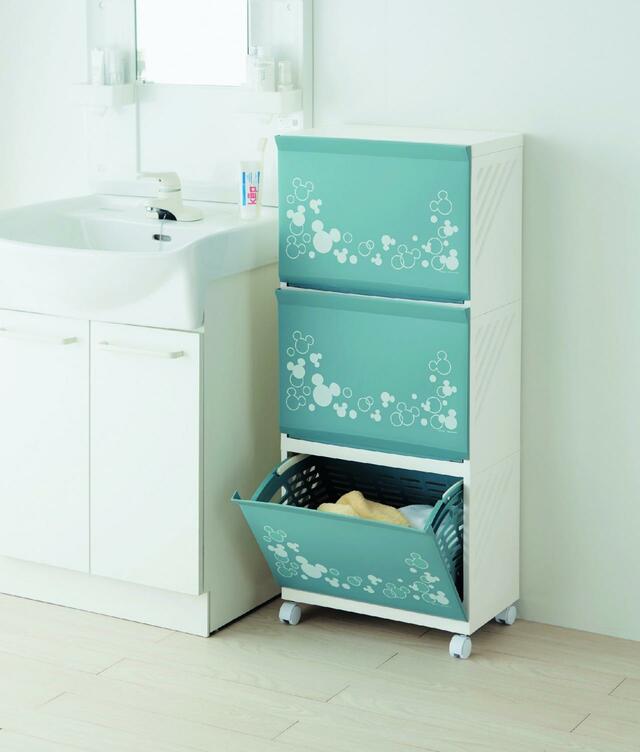 ランドリーバスケットワゴン「ミッキーモチーフ」｜￥8,990～11,900（税込）