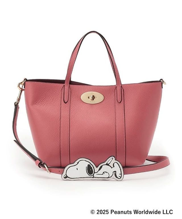 【PEANUTS×マルベリー】[受注生産]Mulberry | PEANUTS ミニ ベイズウォーター トート ￥157,300