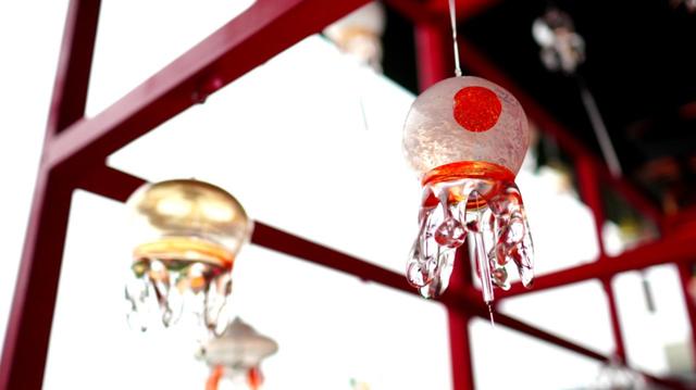 20種類、130個の“クラゲ風鈴”が織りなす涼やかな音色「くらげと風鈴」7月3日(土)開始