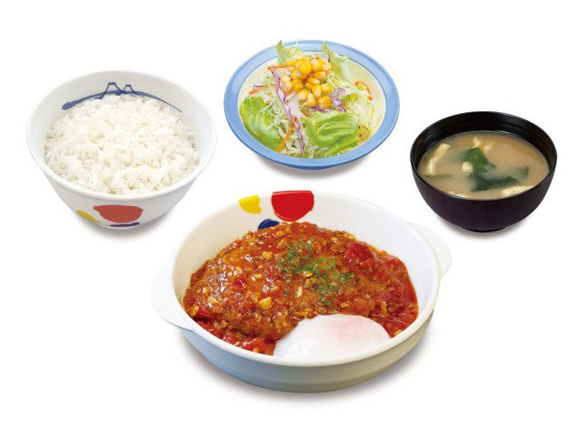 　うまトマハンバーグ定食