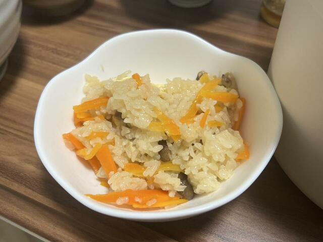 【Joseph Joseph 　電子レンジ炊飯調理器】具材にもしっかり火が通ってます