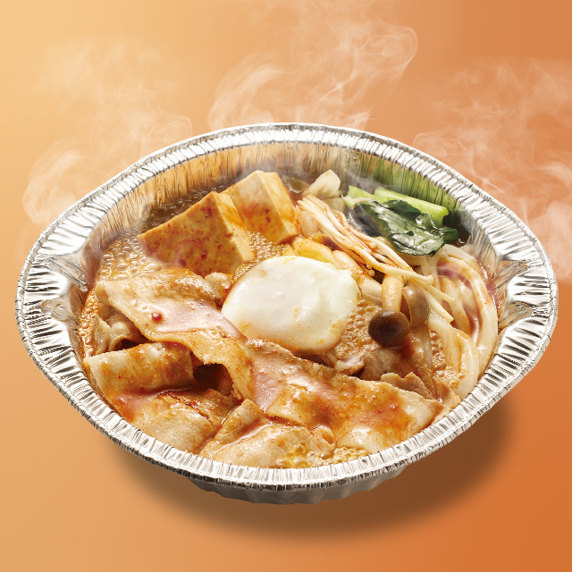 おうちで三元豚チゲ  