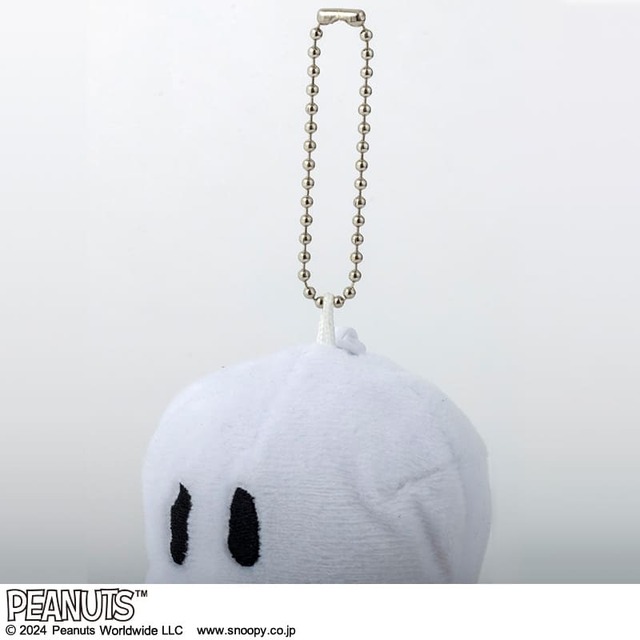 【スヌーピー「ゴーストポーチとポーチに入るトートバッグ BOOK」】ポーチには便利なボールチェーンつき