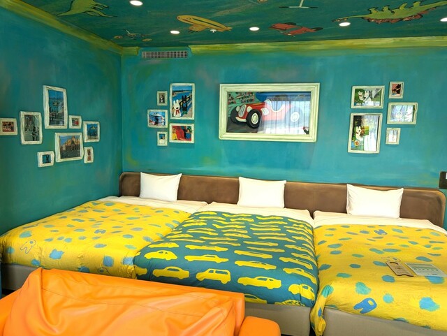 【ハイランドリゾートホテル&スパ】「ガスパール ルーム」のベッド