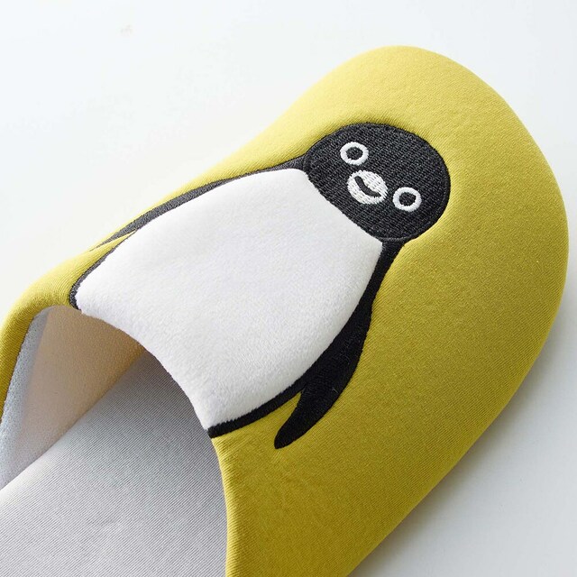 【ベルメゾン】Suicaのペンギン おなかふっくら刺繍のスリッパ