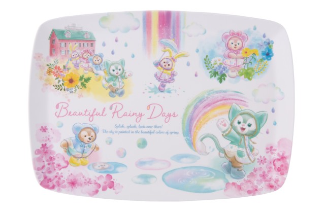 「ダッフィー＆フレンズのビューティフル・レイニーデイズ」トレー