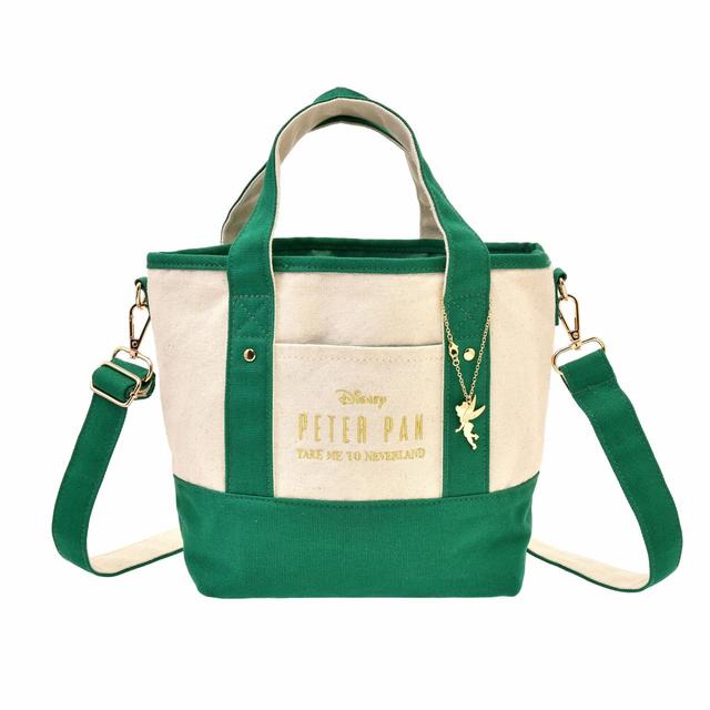 ティンカー・ベル トートバッグ 2WAY チャーム付き Take me to Neverland 4,290円