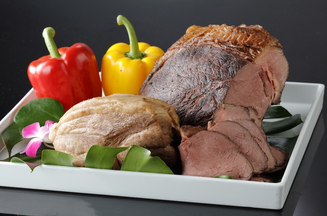 ≪ランチ限定≫牛ランプ肉のローストビーフとローストポーク